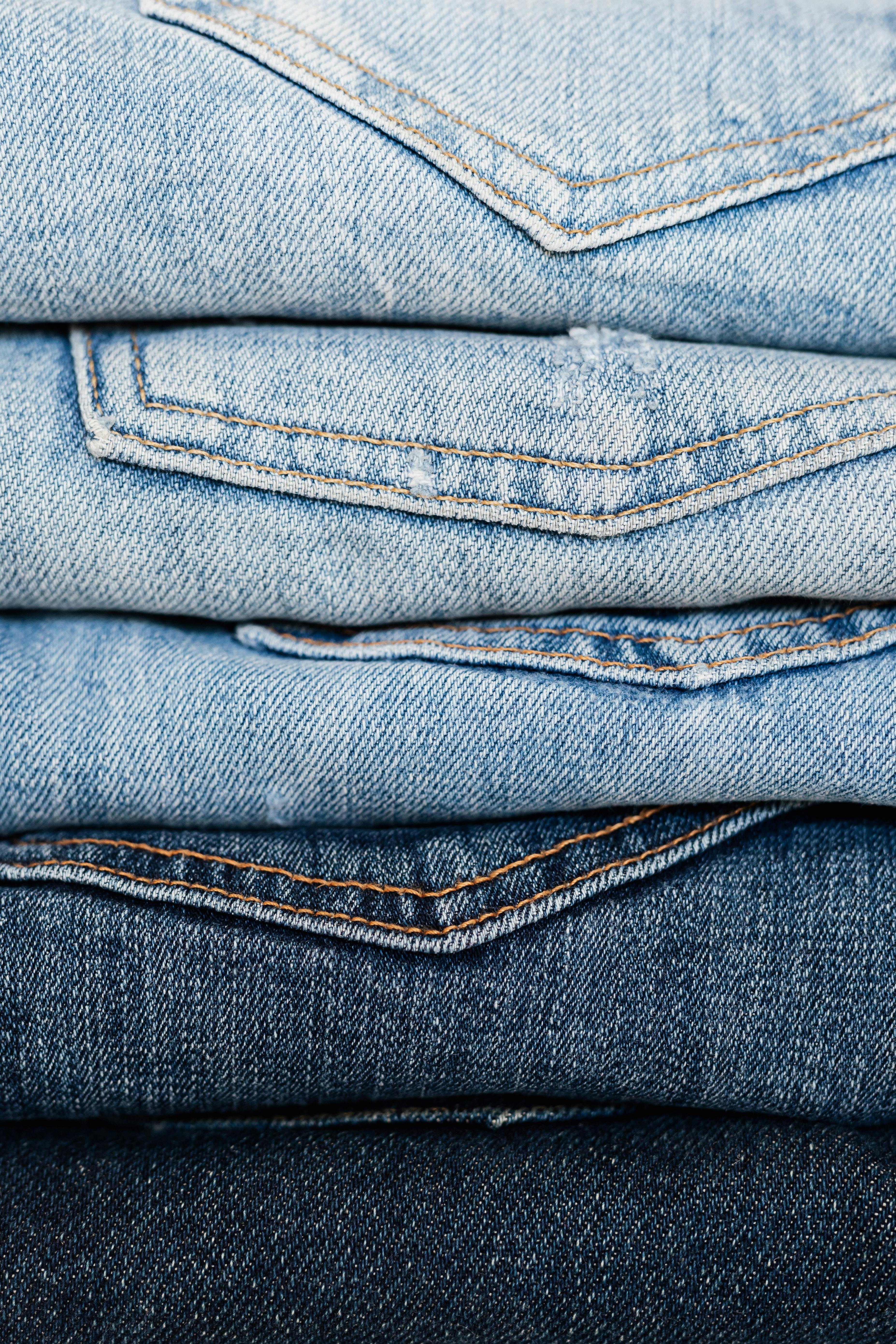 Stack of denim